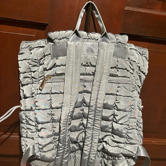 Gray. Backpack - Picture 2 of 3